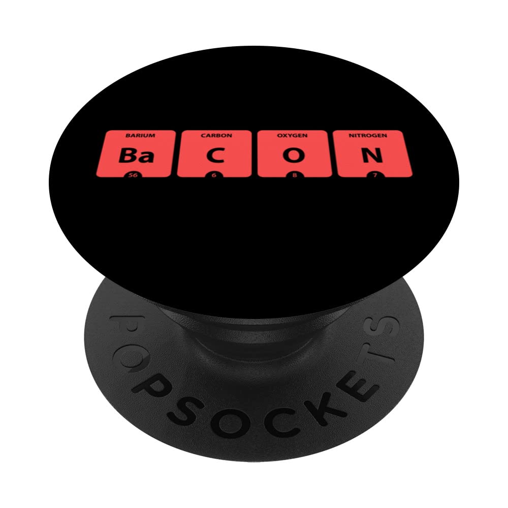 Bacon Periodic Table of Elements PopSockets Swappable PopGrip
