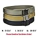 Aiduy Tactical Heavy Duty Waist Belt Shooters Belt with Cobra Buckle 1.5'' inch (Coyote Brown, Medium)
