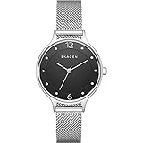 Skagen Women's Anita Quartz Stainless Steel Mesh Casual Watch, Color: Silver-Tone (Model: SKW2473)