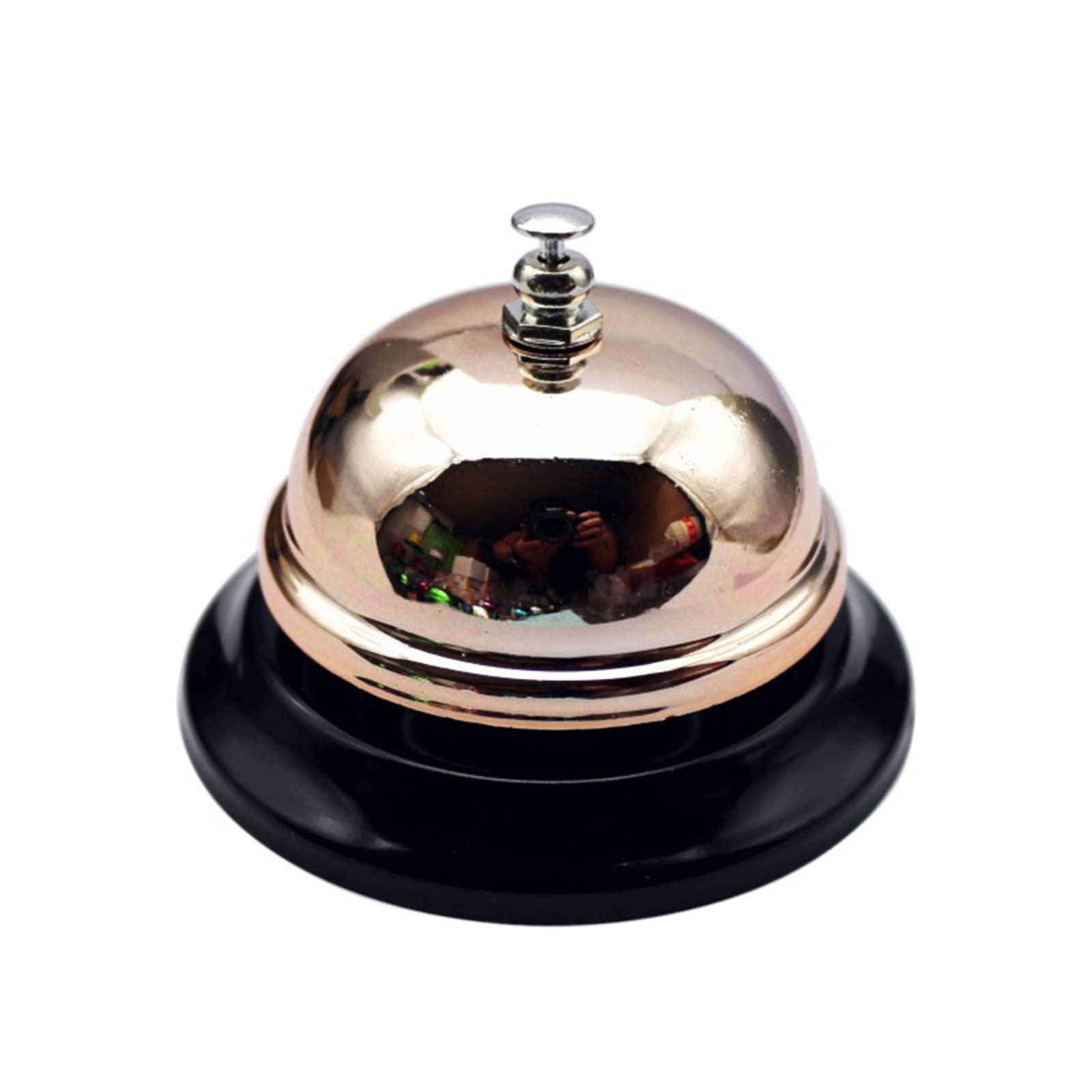 LdawyDE Call Bell, Desktop Service Calling Bell Multi-Uses Suitable for Hotels, Restaurants, Schools, Bars, Counter, Reception - Strong Durable Metal