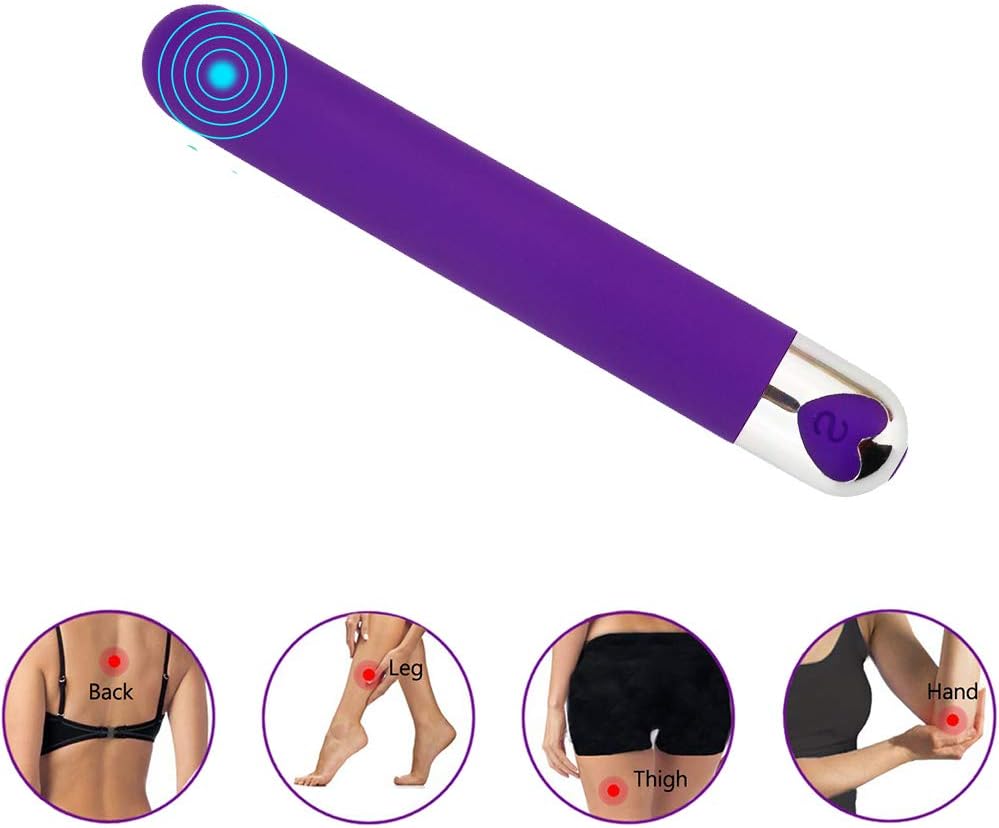 Ví-Bratórs C-Litoral G Stimulator Adult Game Portable Massage Tools - 10 Speeds - Rechargeable - Handheld Travel Cordless Mini Magic Wand Purple by Zacer