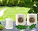 LA JOLIE MUSE Citronella Candles, Pack 3 Pillar Candle, Scented Natural Wax, 23 oz 70 Hours Burn Each, Outdoor and Indoor, White