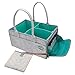 Baby Diaper Caddy and Changing Pad - Infant Portable Organizer - Washable Nursery Storage Basket and Liner Change Mat Station and Changer Tote primary