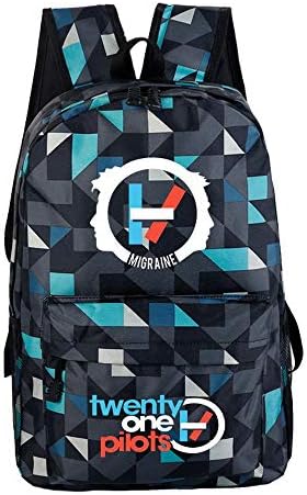 Junior Backpack For Kids - Twenty One Pilots - School Bag Rock Band Laptop Rucksack 06-18 inch