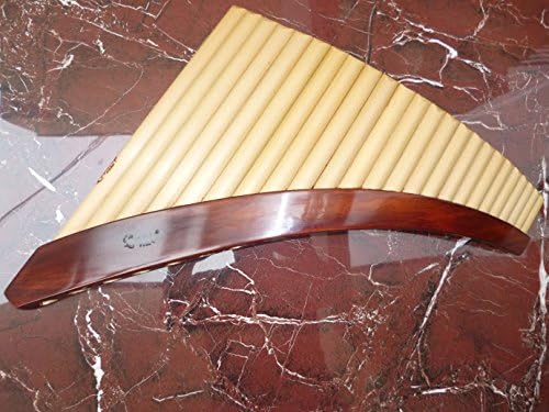 Professional Lupaca Pan Flaute 24 Pipes Tunable Natural Bamboo - Item in USA