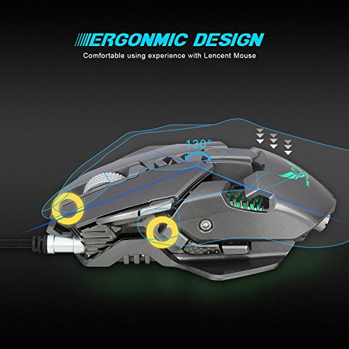Game mice, JUKSTG-ZERODATE [7 Programmable Buttons][Ergonomic