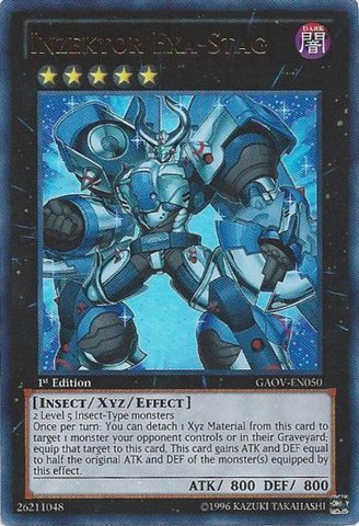 Yu-Gi-Oh! - Inzektor Exa-Stag (GAOV-EN050) - Galactic Overlord - 1st Edition - Ultra Rare
