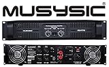 MUSYSIC Professional 2 Channel 7000 Watts DJ PA Power Amplifier Signal out MU-P7K