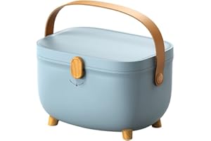 Medicine Storage Box Cabinet, 11.0 x 7.9 x 7.1 Inches Storage Box Container, Portable Thickened Medicine Container Chest Medi