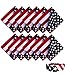 CoverYourHair USA Bandanas - 100% Cotton Bandanas - Patriotic Bandana - 12 Pack Bandanas - Bandanas with American Flag Headband (12 Pack American Flag Bandanas)