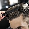Hair-CombProfessional-Hairdressing-Carbon-Fibre-Styling-Comb-Black-Anti-Static-Chemical-And-Heat-Resistant-Parting-Combs-For-All-Hair-Types-Fine-and-Wide-Tooth-Comb-For-Men-and-Women Hair Comb,Professional Hairdressing Carbon Fibre Styling Comb, Black Anti Static Chemical And Heat Resistant Parting…