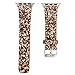 Kobwa 38mm Watch Band for Apple Watch, Nightclub Shiny Glitter Bling Luxury PU Leather Iwatch Band Wristwatch Bracelet Belt Replacement Strap for Apple Watch
