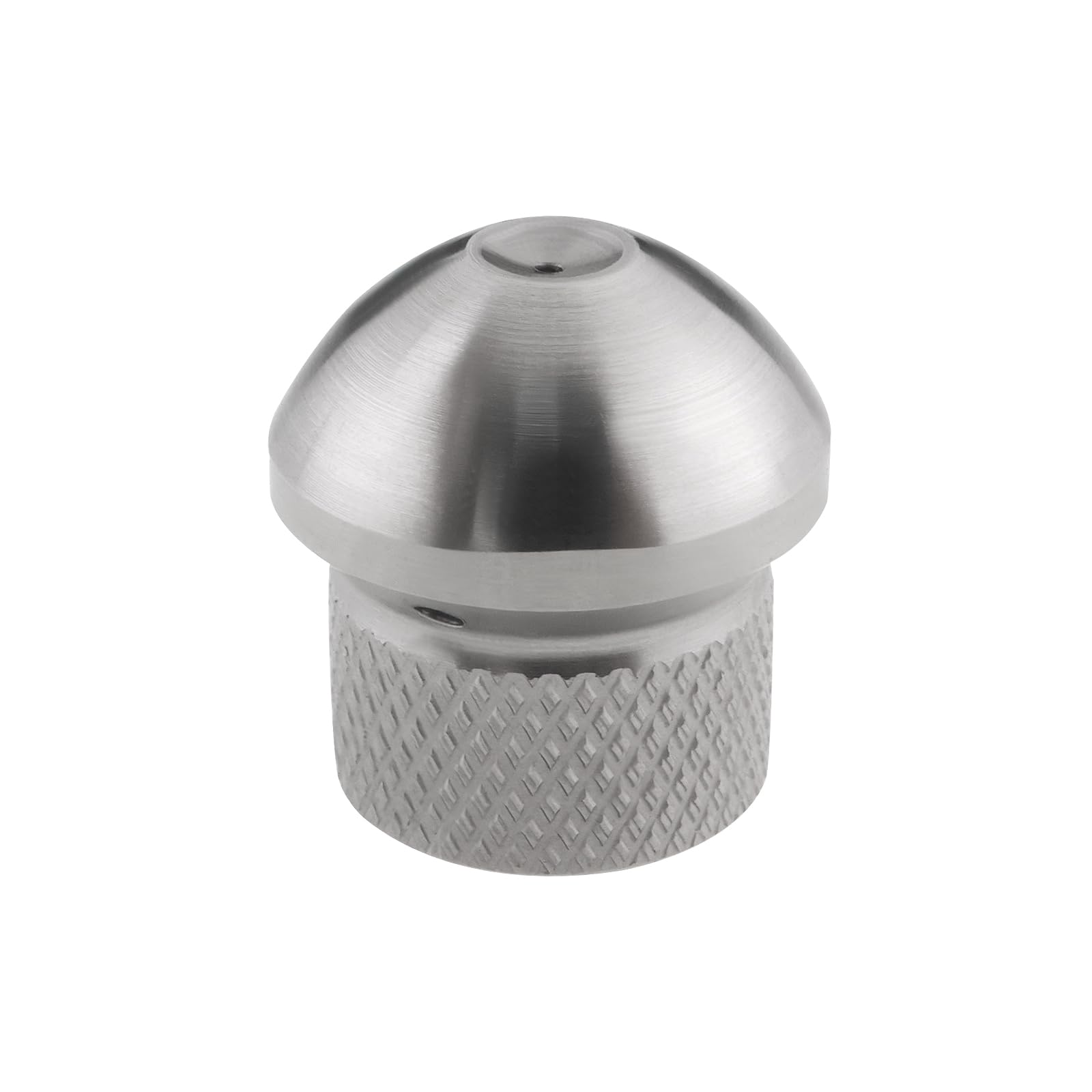 The Lord of the Tools 1pc 1/8" Pipe Cleaning Nozzle Stainless Steel 4 Holes Pipe Cleaning Hoses Nozzle for Cleaning Drain Pipes Sinks Showers Silver