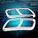 Akozon Exhaust Muffler Cover Pair Rear Exhaust Pipe Cover Decorative Trims Fit for Mercedes Benz S Class W222 2010-2017 R Class W251 2010-2017 GL Class X166 2013-2015