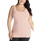 NIKIBIKI Women Seamless Premium Classic Tank Top, Made in U.S.A, Plus Size