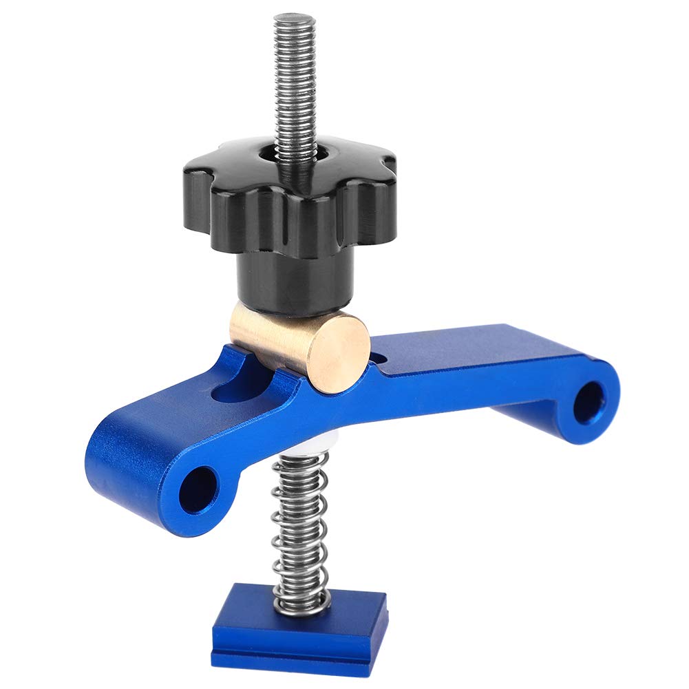 Yanmis Woodworking T Slot Block Clamp, Multi-Purpose T Track Clamp Carpentry Pressboard Clamp Kit used in Diagonal Cutting,Notch,Joint, Wide Angle and Acute Angle