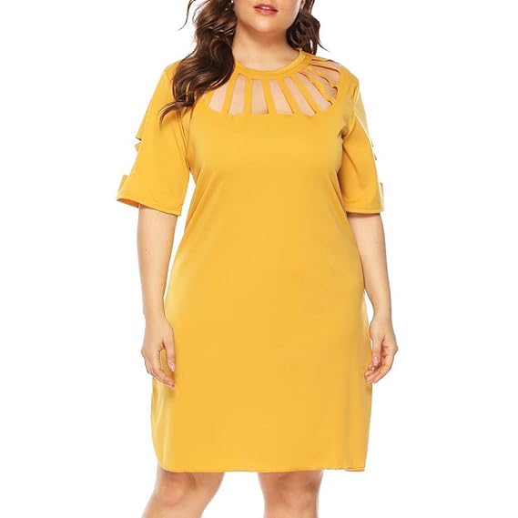 Day8 Robe Femme Chic Robe Longue Femme été Grande Taille