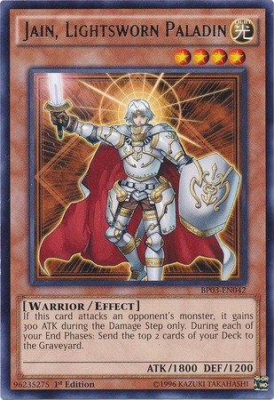 Yu-Gi-Oh! - Jain, Lightsworn Paladin (BP03-EN042) - Battle Pack 3: Monster League - 1st Edition - Rare