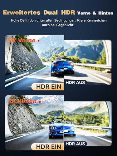 DDPAI Z90 Pro Dashcam 4K+2K, Dual STARVIS 2 (IMX678 & SC431AI), 64GB eMMC, Night + Anti-Flicker, 3K/60fps Highway, GPS/ADAS, 5G WLAN, 4G LTE, 24h Parking Guard, IPS 3 Inch