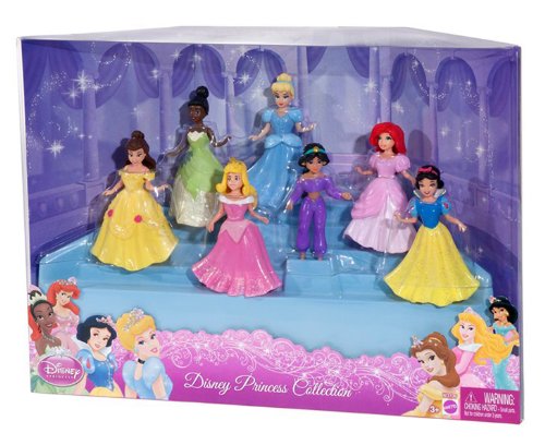 disney princess 7 dolls gift set