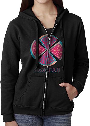 ILUY Grapefruit Funny Art Pretty Women Cool Sweatshirts Zipper Best colorful
