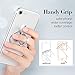 ESR Cell Phone Ring Holder Stand, Universal 360° Rotation Finger Kickstand with Glitter Rhinestone Compatible with iPhone/iPad/All Smartphone and Tablet - Silver