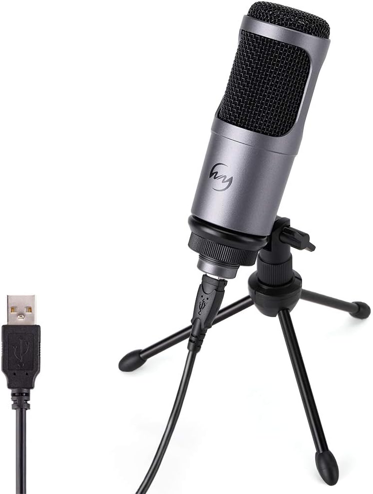 USB Microphone ZINGYOU Plug & Play Desktop Condenser Amazon.co.uk