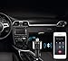 Safergo Wireless Hands-free Bluetooth FM Transmitter & USB MP3 Play with 3.4A Dual USB Charging Ports &LED Display for iPhone Samsung Cellphone, Silver Gray