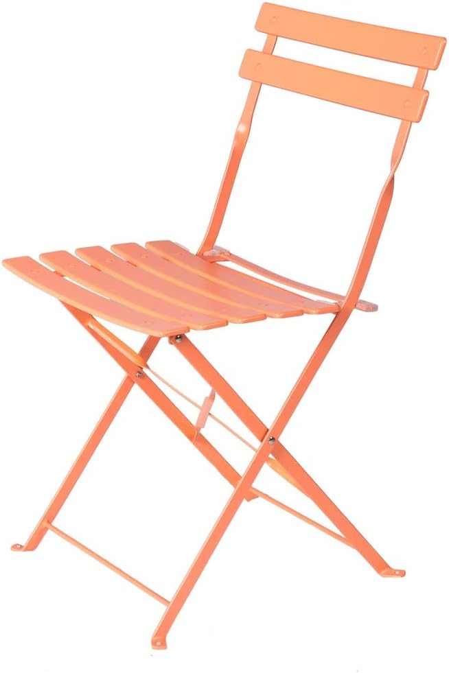 LOLAhome Silla Plegable de Acero de Exterior para terraza Garden