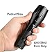 LED Tactical Flashlight,Liwin Ultra Bright LED Handheld Portable Water Resistant Torch with Adjustable Focus and 5 Modes Light,Includes Rechargeable 18650 Lithium Ion Battery and Charger
