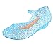 Vokamara Princess Girls Sandals Jelly Mary Jane Dance Party Cosplay Shoes for., Blue, 11 Little Kid