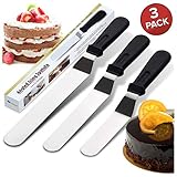 ORBLUE Angled Metal Icing Spatula 3-pack