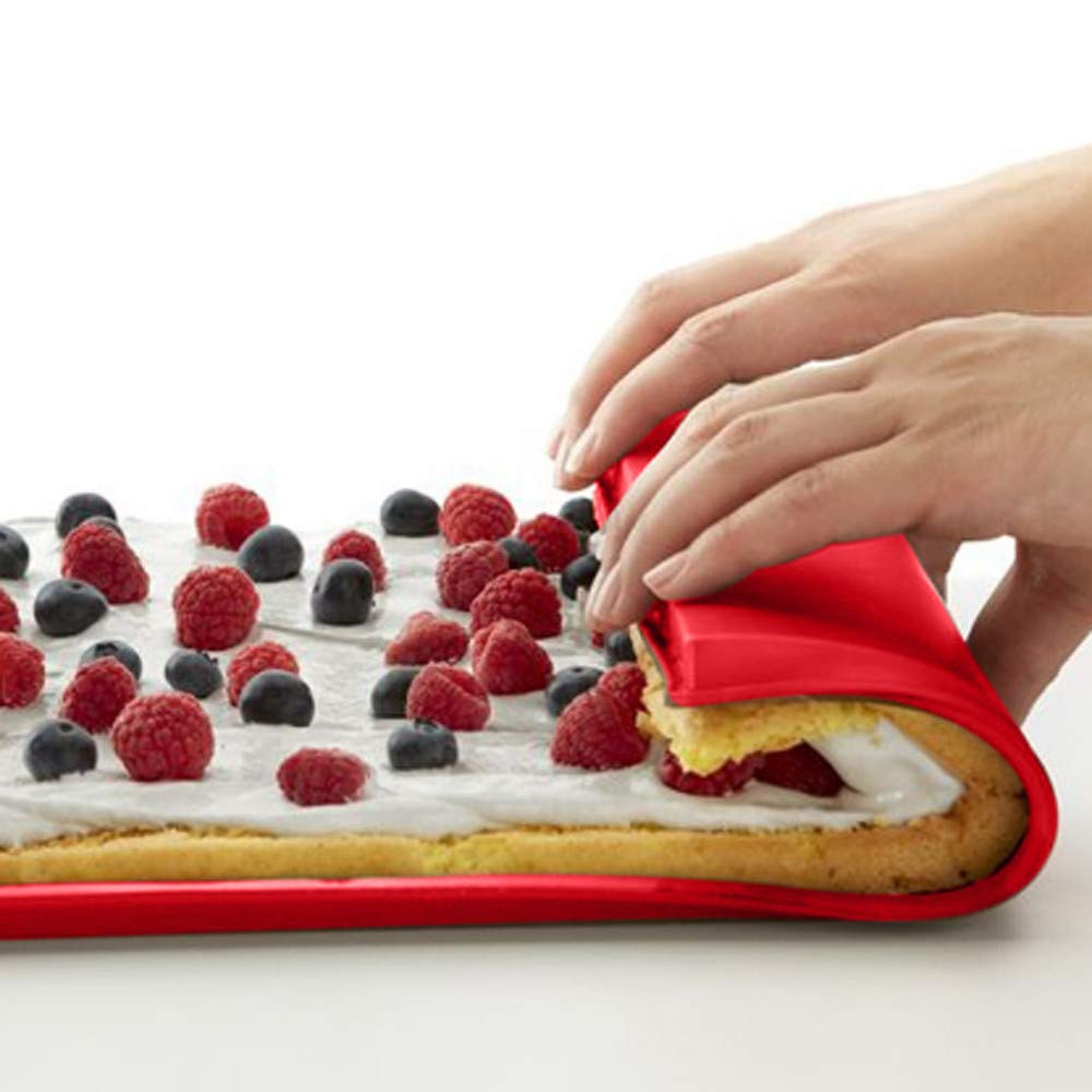 Longay Hot Sale Flexible Soft Cake Stencils Roll Silicone Pan Pastry Bakeware Kitchen