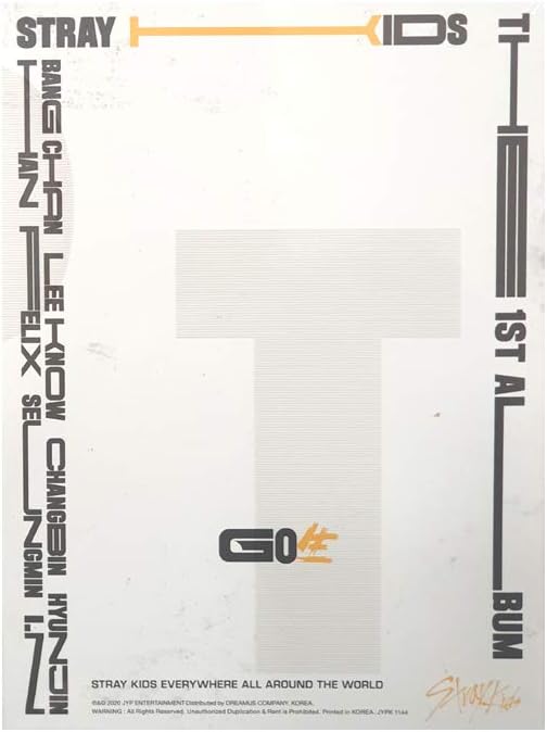 STRAY KIDS Go Live (Standard Ver.) The First Album B Type CD+Photobook+Photocards+4 Cuts Film+Secret Card+Unit Lyric Leaflet+(Extra 4 Photocards + 1 Double-Sided Photocard)