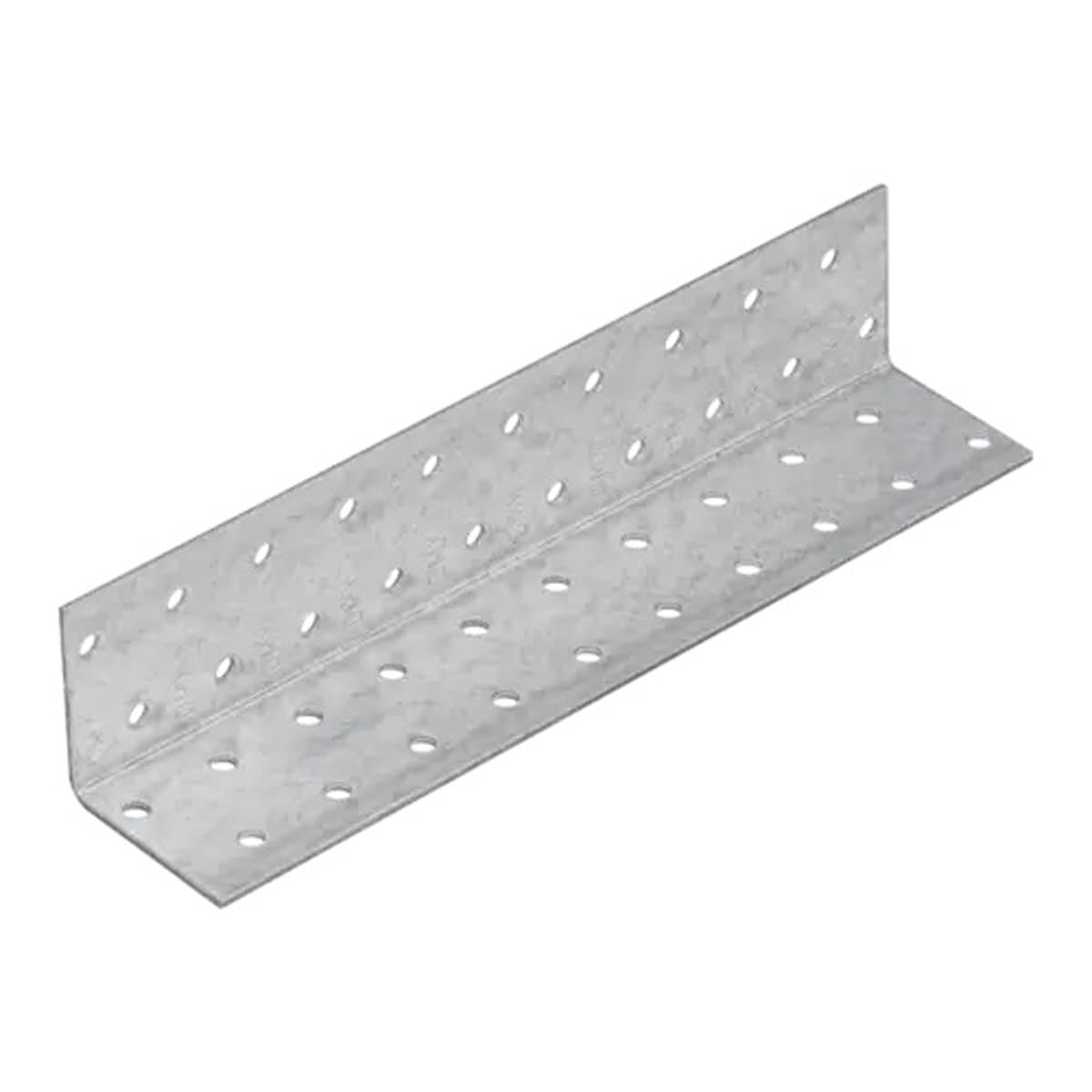 40mm x 40mm x 200mm Galvanised Perforated Angle Plate Bracket Connector for Wood 2mm Thick Steel Corner Bracket Metal L Plate Heavy Duty KM15 (Pack of 1) L07-08ABC โ image 1