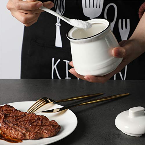 3 MUZITY+Porcelain+Spoon+Ceramic+Sugar