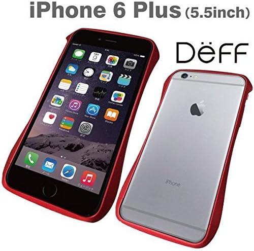 Deff Cleave Aluminum Sleek Bumper for iPhone 6 Plus (Red)