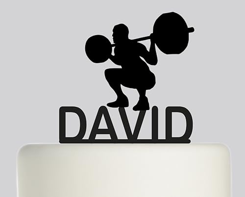 X24 1.5&quot; Gym &amp; Fitness Birthday Cup Cake Toppers