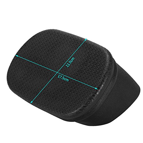 Shampoo Bowl Neck Rest Pillow,Black PU Hair Washing Tools Spa Hot Tub Wash Sink Headrest Beauty Salon Hairdressing Professional Accessories (M)