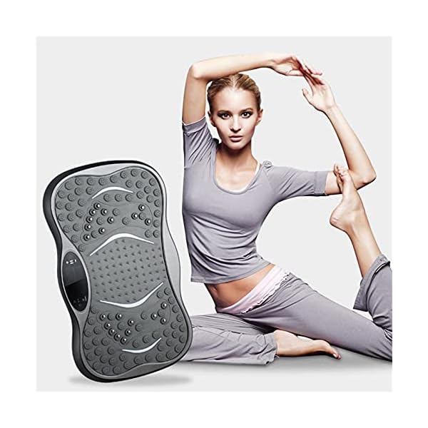 Vibration-Power-Plates-Vibration-Plate-Machine-With-Bluetooth-Speaker-3-Program-Modes-2-Resistance-Bands-Vibration-Fitness-Trainer-For-WeigSizeWith-musicColorGray-Vibration-Exercise-Machine Vibration Power Plates, Vibration Plate Machine With Bluetooth Speaker, 3 Program Modes, 2 Resistance Bands, Vibration Fitness Trainer For Weig(Size:With music,Color:Gray Vibration Exercise Machine)