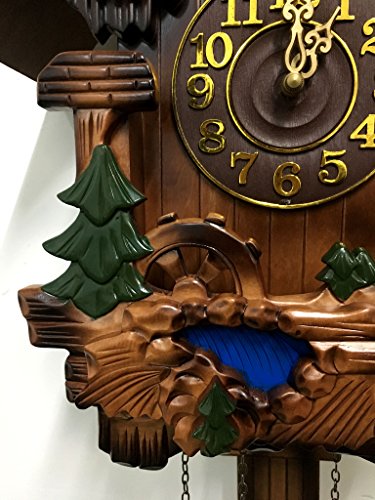 Rylai Vintage Wall Clock Handcrafted Wood Cuckoo Clock-N.DIM. 18x14.5 IN - Thumbnail 7