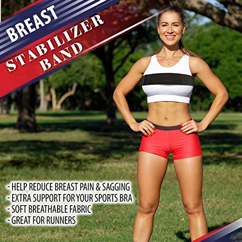 Post Op Breast Augmentation Band Breast Implant Compression Support Wrap for Post Surgery No