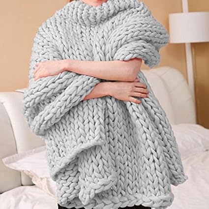 Amazon Com Super Chunky Blanket Cozy Blanket Super Chunky Amazon Com Super Chunky Blanket Cozy Blanket Super Chunky