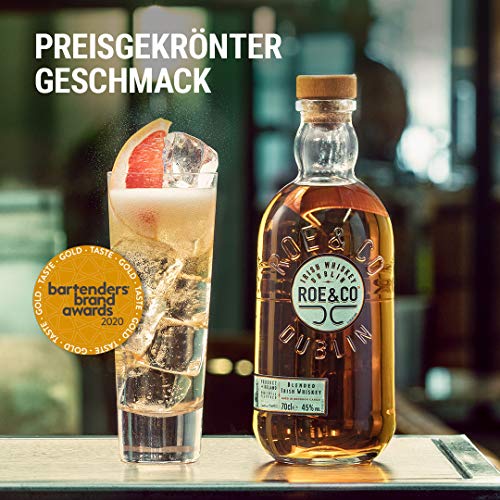 Roe & Co 106 Blended Irish Whiskey | Preisgekrönter Bestseller aus Irland | Geschenk zum St. Patrick's Day | 45% vol… – Bild 4