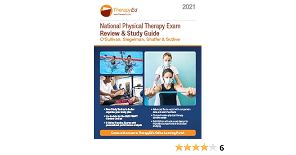 2021 National Physical Therapy Exam Review Study Guide 24th Edition O Sullivan Siegelman Shaffer Sutlive 9781733847735 Amazon Com Books