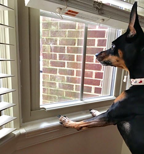 Clear Pet Window Sill Protector - Guards Against Dog Claws