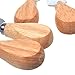Cosmos Set of 4 Cheese Knives with Wood Handle Steel Stainless Cheese Slicer Cheese Cutter (Set of 4 Cheese Cutters)