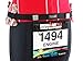 Engine Design Group NGN Race Number Belt for Triathlon, Marathon, Running, Cycling (10 Gel Loops) (Black)
