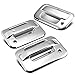 Replacement for Ford F-150 11th Gen 2DR Tailgate+Door Handle Cover w/Passenger Keyhole (Chrome)