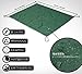 Holzhaus Outdoor Beach Picnic Blanket with Water-Resistant and Sandproof Backing, 79 x 63 Inches